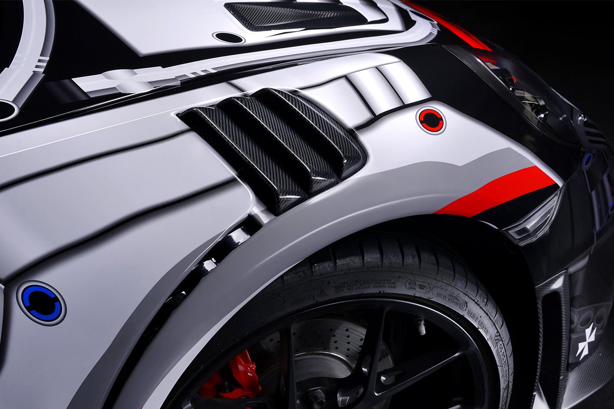 2016 - 2019 Porsche 911 991.2 Carrera /Targa 4/4S GT2RS Style Partial Carbon Fiber Fender